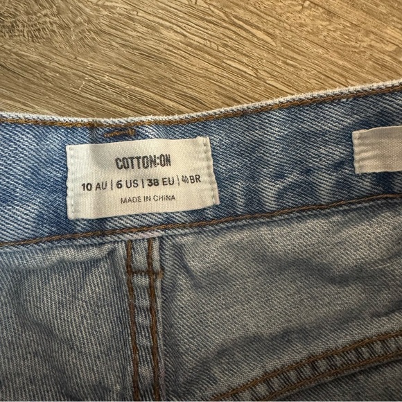 Women's Cotton On High A Line Denim Shorts - Picture 9 of 11